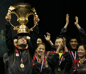 China win sixth Sudirman Cup title