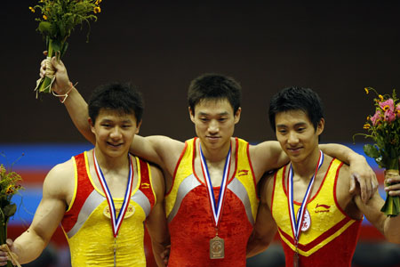 Yang wins all-around at China's gym championship