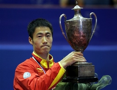 Wang Liqin wins world singles crown for third time