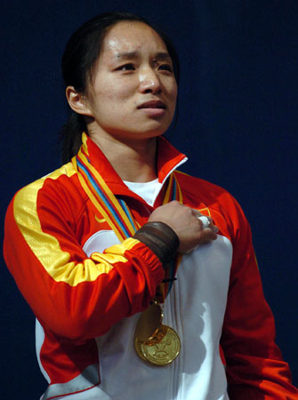 China Qiu wins women's 58kg gold at Asian weightlifting