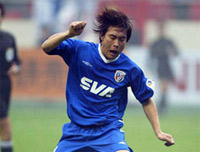 Chinese striker Qu Shengqing