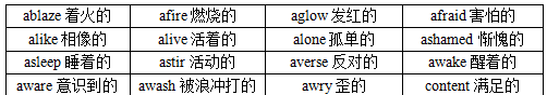 形容词用法总结