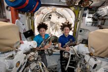 国际空间站三名宇航员返航后发现地球变了