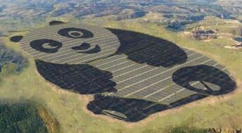 中国建了个熊猫状的太阳能电厂，实力卖萌