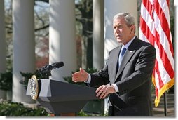 President Bush Makes Remarks on the Emergency Supplemental